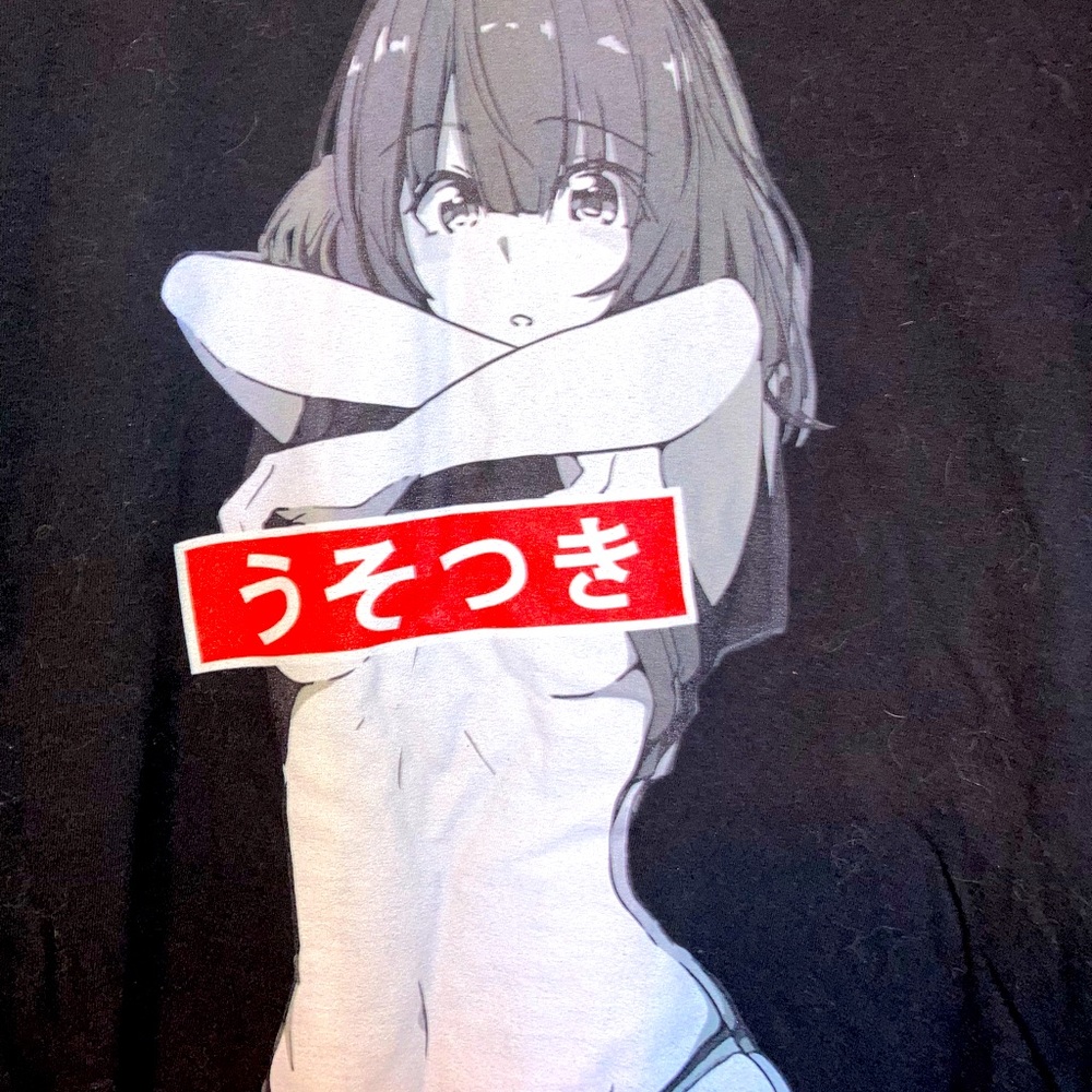 Anime Risqué Girl Pose Cute Shirt